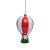 Enfeite de Natal para pendurar - Balão Papai Noel - 13cm - 1 unidade - Cromus - Rizzo - Imagem 1