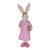 Coelha Decorativa com Pijama e Filhote - Rosa - 1 unidade - Rizzo - Imagem 1