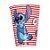 Copo de Plástico Stitch - Vermelho - 280 ml - 1 unidade - Plasútil - Rizzo - Imagem 1