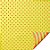 Folha para Ovos de Páscoa Double Face Poa Amarelo Laranja 69x89cm  - 5 unidades - Cromus - Rizzo - Imagem 1