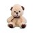 Urso de Pelúcia - Bege - 22cm - 1 unidade - Rizzo - Imagem 1