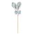 Pick Decorativo Orelha Coelhinho Azul - 15cm - 1 unidade - Cromus - Rizzo - Imagem 1