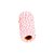 Fio Barbante Rosa Claro e Branco - 50m - 1 unidade - Rizzo - Imagem 1