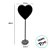 Lousa para Personalizar Coração com apoio Madeira - 20cm - 6 unidades - Rizzo - Imagem 2