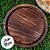 Cúpula Redoma de Vidro Decorativa 12x20cm - Base Madeira Escura - 1 unidade - Rizzo - Imagem 2