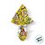Folha para Ovos de Páscoa Dinossauros Amarelo 69x89cm - 5 unidades - Cromus - Rizzo - Imagem 2