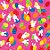 Folha para Ovos de Páscoa Mundo Dos Ovos Rosa 69x89cm - 5 unidades - Cromus - Rizzo - Imagem 1