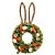 Guirlanda com Flores e Cenoura Rústico - 48cm - 1 unidade - Cromus - Rizzo - Imagem 1
