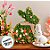 Coelho Decorativo com Flores e Cenoura Rústico - 56cm - 1 unidade - Cromus - Rizzo - Imagem 3