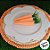 Sousplat Fibra Trancada - Bege/Laranja - 38cm - 1 unidade - Cromus - Rizzo - Imagem 4
