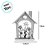 Casa Decorativa Coelhos de Páscoa - 15cm - 1 unidade - Cromus - Rizzo - Imagem 2