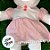 Coelha de Pelúcia de Vestido Listrada - 62cm - 1 unidade - Rizzo - Imagem 3