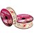 Fita de Cetim ECF005TR 22mm - Cor 173 -  Coelhos e Flores Aquarelados -  Rolo 10m - 1 unidade - Fitas Progresso - Rizzo - Imagem 4