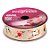 Fita de Cetim ECF005TR 22mm - Cor 173 -  Coelhos e Flores Aquarelados -  Rolo 10m - 1 unidade - Fitas Progresso - Rizzo - Imagem 1