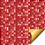 Folha para Ovos de Páscoa Double Face Crystal Vermelho 69x89cm - 25 unidades - Cromus - Rizzo - Imagem 1