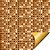 Folha para Ovos de Páscoa Double Face Crystal Marrom 69x89cm - 25 unidades - Cromus - Rizzo - Imagem 1