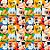 Folha para Ovos de Páscoa Mickey e Turma 69x89cm - 25 unidades - Cromus - Rizzo - Imagem 1