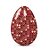 Papel Chumbo 43,5x59cm - Crystal Vermelho - 50 unidades - Cromus - Rizzo - Imagem 1