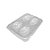 Blister Bandeja 4 Ovos da Pascoa - 50g - Cristal - 5 unidades - Rizzo - Imagem 1