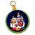 Cenário de Natal - Vila com Trenzinho na Bola de Natal com Som, Luz e Movimento - 31x25cm - 1 unidade - Rizzo - Imagem 1