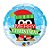 Balão de Festa Microfoil 18" 45cm - Redondo Merry Christmas Pinguim - 1 unidade - Qualatex Outlet - Rizzo - Imagem 1