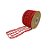 Fita Decorativa de Natal - Tela Vermelha - 6,3cmx9,14m - 1 unidade - Rizzo - Imagem 1