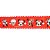 Fita Decorativa Aramada de Natal - Turma do Mickey - 3,8cm x 9,14m - 1 unidade - Cromus - Rizzo - Imagem 1