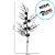 Galho Decorativo - Folhas, Pinhas, e Sinos - 51cm - 1 unidade - Cromus - Rizzo - Imagem 2