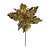 Poinsétia Decorativa - Glitter Ouro - 35cm - 1 unidade - Cromus - Rizzo - Imagem 1