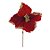 Poinsétia Decorativa -  Vermelho com Glitter Dourado - 30cm - 1 unidade - Cromus - Rizzo - Imagem 1