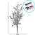 Galho Decorativo - Frutas Douradas - 73cm - 1 unidade - Cromus - Rizzo - Imagem 2