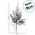 Pick Decorativo - com Folhas e Frutas Coloridas - 20cm - 1 unidade - Cromus - Rizzo - Imagem 2