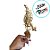 Pick Decorativo - Frutas Metalizadas Ouro - 29cm - 1 unidade - Cromus - Rizzo - Imagem 3