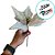 Poinsétia Decorativa - Natal Champagne - 30cm - 1 unidade - Cromus - Rizzo - Imagem 3