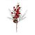 Galho Decorativo - Folhas Verde, Vermelho, Marrom - 31cm - 1 unidade - Cromus - Rizzo - Imagem 1