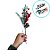 Galho Decorativo - Folhas Verde, Vermelho, Marrom - 31cm - 1 unidade - Cromus - Rizzo - Imagem 4