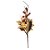 Galho Decorativo - Flores e Frutas Laranja - 36cm - 1 unidade - Cromus - Rizzo - Imagem 1