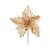Poinsétia Decorativa - Com Frutinhas Juta Cru - 30cm - 1 unidade - Cromus - Rizzo - Imagem 1