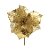 Poinsétia Decorativa - Branca com Glitter Dourado - 26cm - 1 unidade - Cromus - Rizzo - Imagem 1