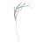 Galho Decorativo - Branco com Glitter - 89cm - 1 unidade - Rizzo - Imagem 1