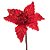 Poinsétia Decorativa de Natal - Vermelha - 22cm - 1 unidade - Cromus - Rizzo - Imagem 1