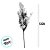 Galho de Flor Decorativa - Branco e Vermelho - 53cm - 1 unidade - Rizzo - Imagem 2