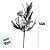 Galho de Flor Decorativa - Cores Vintage - 54cm - 1 unidade - Rizzo - Imagem 2
