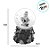 Enfeite Decorativo de Natal - Globo de Neve com Noel - 7cm - 1 unidade - Cromus - Rizzo - Imagem 2