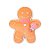 Biscoito de Natal de Pelúcia - 24cm - 1 unidade - Rizzo - Imagem 1