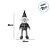 Duende de Pelúcia Listrado - 40cm - 1 unidade - Rizzo - Imagem 2