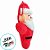 Papai Noel de Pelúcia - 20cm - 1 unidade - Rizzo - Imagem 4
