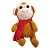 Macaco com Cachecol de Pendurar de Pelúcia - 28cm - 1 unidade - Rizzo - Imagem 1