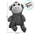 Macaco com Cachecol de Pendurar de Pelúcia - 28cm - 1 unidade - Rizzo - Imagem 2
