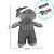Urso de Pelúcia - 42cm - 1 unidade - Rizzo - Imagem 2
